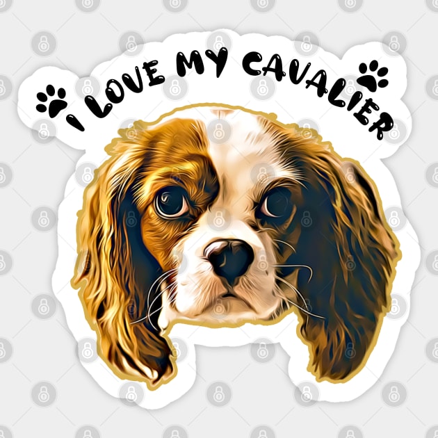 I love my cavalier king charles spaniel top